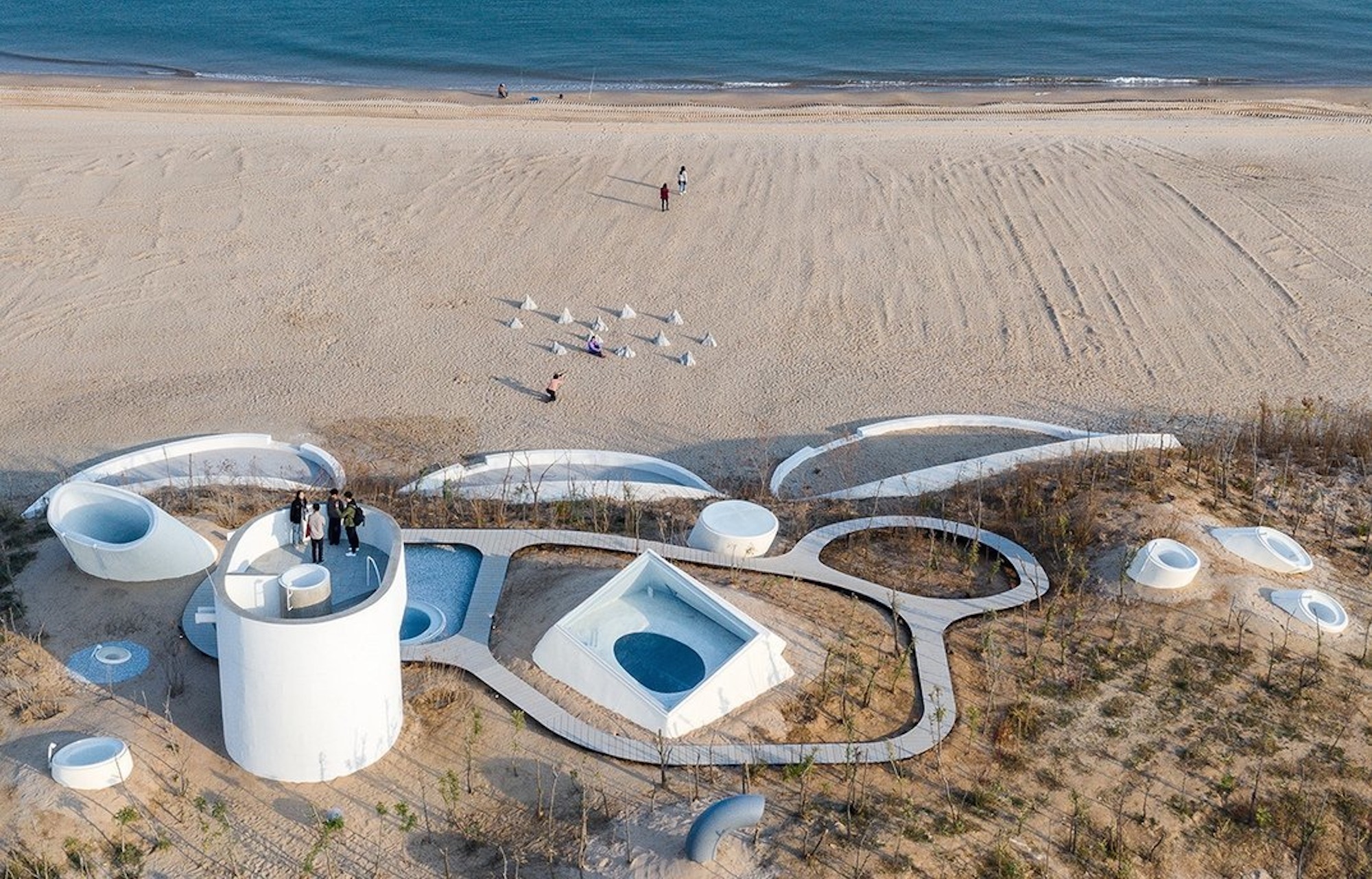 UCCA Dune Art Museum in China by OPEN Architecture ArchiEurope